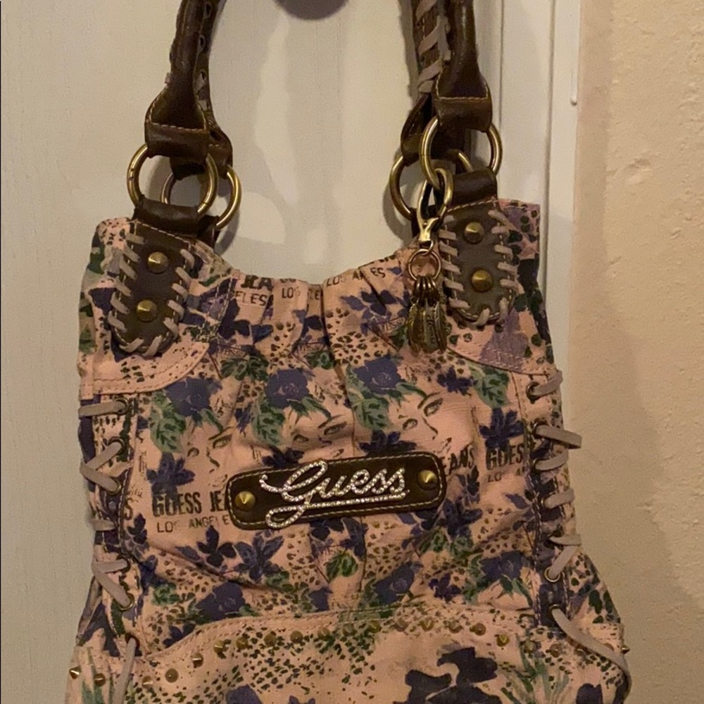 Pink guess purse